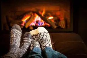 prepare your fireplace so it will be ready for cooler evenings