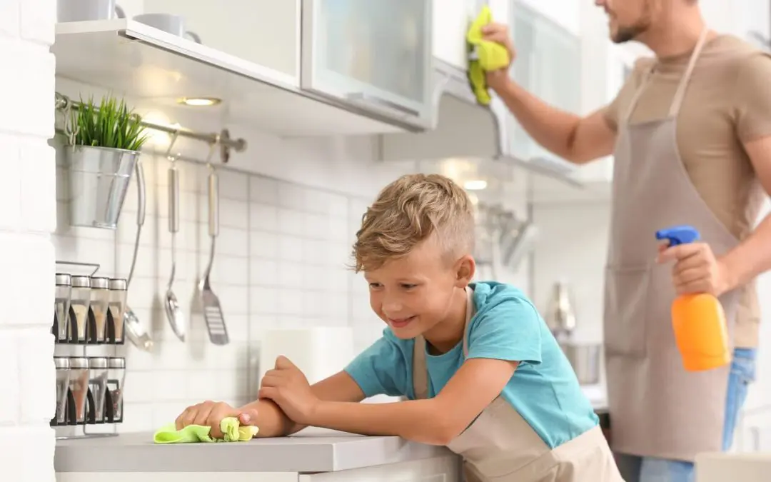 Making It Work: Tips for Cleaning with Children
