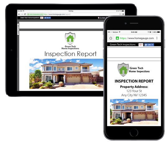 Mobile-friendly home inspection reports