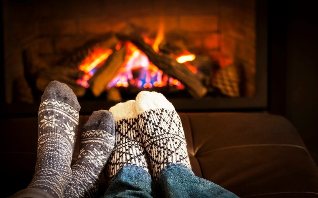prepare your fireplace so it will be ready for cooler evenings